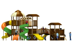 Tren Temalı Oyun Grubu D-400 PRK-403 | Temalı Metal Oyun Grupları | Erse Kent Mobilyaları